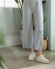 Farrah French Scuba Pearl Pant - Light Colors