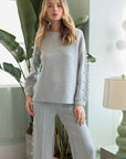 Katri French Scuba Pearl Top - My Pampered Life Seattle
