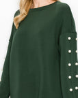 Katri French Scuba Pearl Top - My Pampered Life Seattle