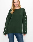 Katri French Scuba Pearl Top - My Pampered Life Seattle