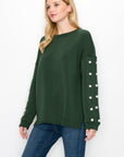 Katri French Scuba Pearl Top - My Pampered Life Seattle