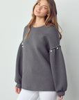 Keda French Scuba Pearl Top - My Pampered Life Seattle