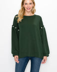 Keda French Scuba Pearl Top - My Pampered Life Seattle