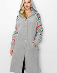 Sonnai Sweater Brushed Knitted Coat - My Pampered Life Seattle