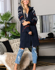 Sonnai Sweater Brushed Knitted Coat - My Pampered Life Seattle