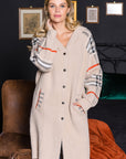 Sonnai Sweater Brushed Knitted Coat - My Pampered Life Seattle