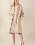 Sonnai Sweater Brushed Knitted Coat - My Pampered Life Seattle