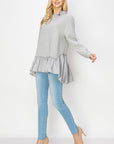 Fabria French Scuba Hoodie Top - My Pampered Life Seattle