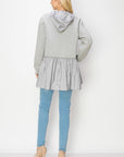 Fabria French Scuba Hoodie Top - My Pampered Life Seattle