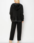 Faiza French Scuba Knit Jacket with Tweed - My Pampered Life Seattle