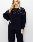 Frenna French Scuba Pearl Top - My Pampered Life Seattle