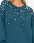 Frenna French Scuba Pearl Top - My Pampered Life Seattle