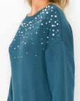Frenna French Scuba Pearl Top - My Pampered Life Seattle