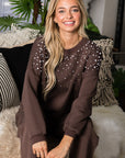 Frenna French Scuba Pearl Top - My Pampered Life Seattle