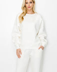 Frenna French Scuba Pearl Top - My Pampered Life Seattle