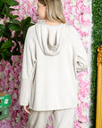 Kari Pointe Knit Hoodie Jacket - My Pampered Life Seattle