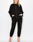 Kari Pointe Knit Hoodie Jacket - My Pampered Life Seattle