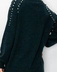 Suze Knitted Sweater with Pearls - My Pampered Life Seattle
