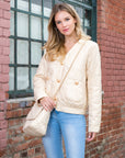 Johya Puffer Jacket & Matching Crossbody Bag - My Pampered Life Seattle