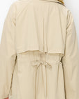 Jamia Woven Trench Coat - My Pampered Life Seattle