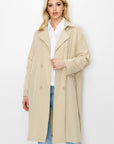 Jamia Woven Trench Coat - My Pampered Life Seattle