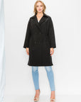 Jamia Woven Trench Coat - My Pampered Life Seattle