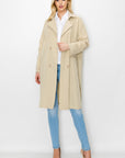 Jamia Woven Trench Coat - My Pampered Life Seattle