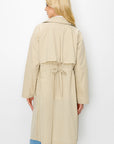 Jamia Woven Trench Coat - My Pampered Life Seattle