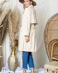 Jamia Woven Trench Coat - My Pampered Life Seattle