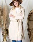 Jamia Woven Trench Coat - My Pampered Life Seattle