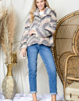 Jonna Chevron Fur Jacket