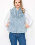 Jackie Fur Vest with Crossbody Fur Bag - My Pampered Life Seattle
