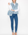 Jackie Fur Vest with Crossbody Fur Bag - My Pampered Life Seattle