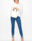 Jackie Fur Vest with Crossbody Fur Bag - My Pampered Life Seattle