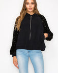 Jeanette Knitted Jacket with Sequin - My Pampered Life Seattle
