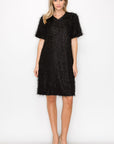 Winna Sparkling Feathered Eyelash Dress - My Pampered Life Seattle