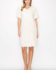 Winna Sparkling Feathered Eyelash Dress - My Pampered Life Seattle