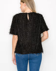 Winnae Sparkling Feathered Eyelash Top - My Pampered Life Seattle