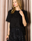 Winnae Sparkling Feathered Eyelash Top - My Pampered Life Seattle