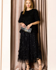 Wenda Lace Embroidered Skirt with Lining - My Pampered Life Seattle