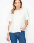 Winnae Sparkling Feathered Eyelash Top - My Pampered Life Seattle