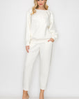 Fredericka Stretch French Scuba Top with Studs