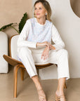 Kenna Knit Pant with Sequin Sparkles - My Pampered Life Seattle