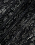 Solid Lace Patchwork Sleeveless Maxi Dress