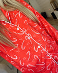 Candy Cane Pajama Set - My Pampered Life Seattle