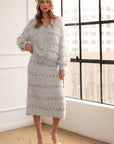 JOH |Sonata Feathered Fur Sweater Skirt