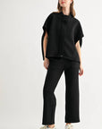 JOH Apparel Frankie Stretch Scuba Knit Poncho Jacket