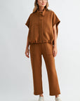 JOH Apparel Frankie Stretch Scuba Knit Poncho Jacket