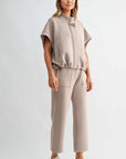 JOH Apparel Francis Stretch Scuba Knit Straight Leg Pants