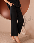 JOH Apparel Francis Stretch Scuba Knit Straight Leg Pants